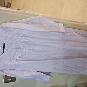 Miss Elaine woman's nightgown, 1/4 button down, long sleeve size XL